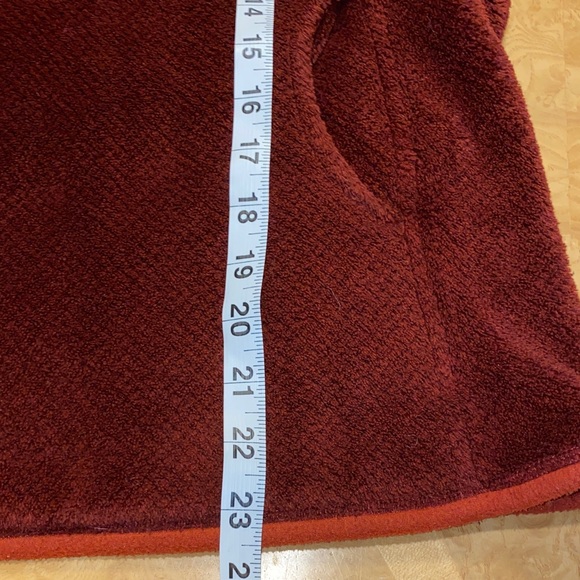 Vintage Patagonia Women's Synchilla Re-Tool Snap T Pullover Size Small Dark Ruby - Picture 8 of 13